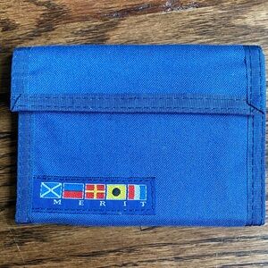 Vintage’s Merit Blue Sailcloth Men's Trifold Wallet
